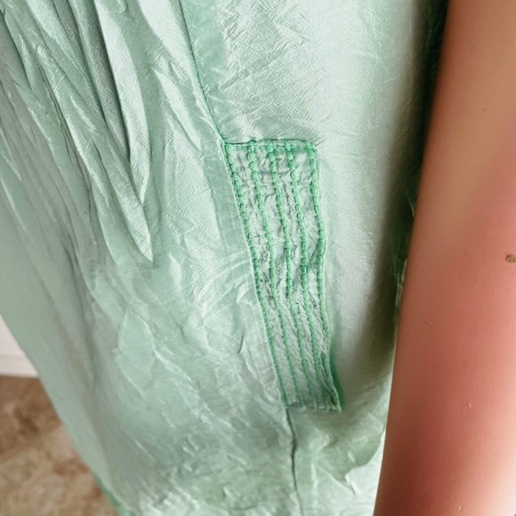 CALYPSO ST. BARTH Seafoam SILK Resort DRESS Small - Picture 14 of 16